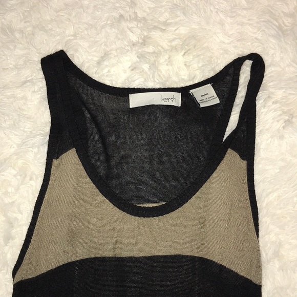 striped tight knit dress - Picture 2 of 2